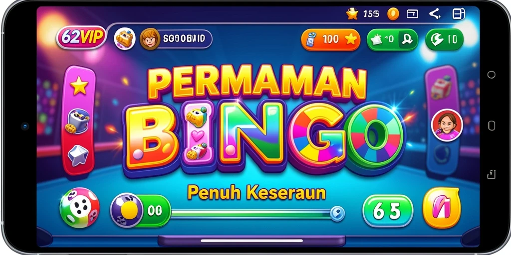Tampilan gameplay menarik dari 62VIP saat bermain Bingo.