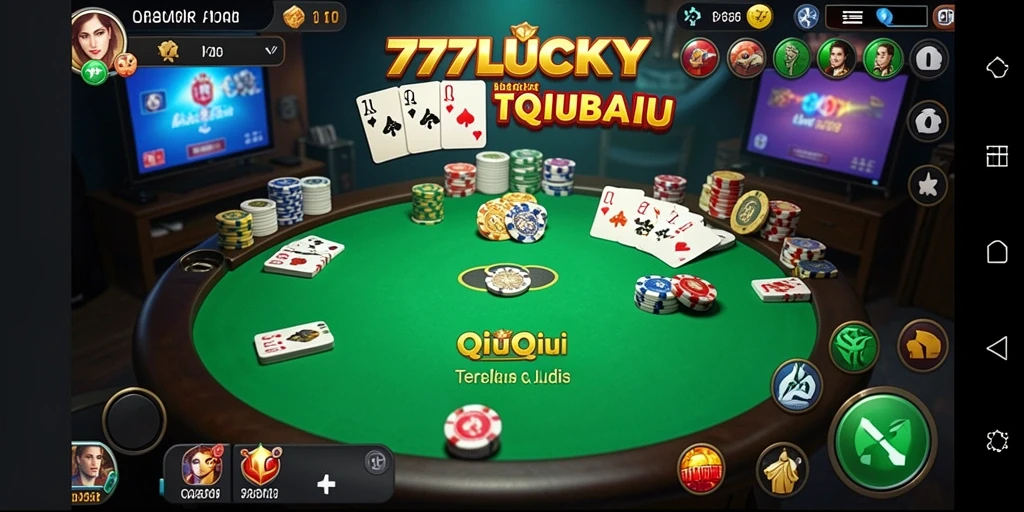 Tampilan gameplay menarik dari 777LUCKY dalam bermain QiuQiu.
