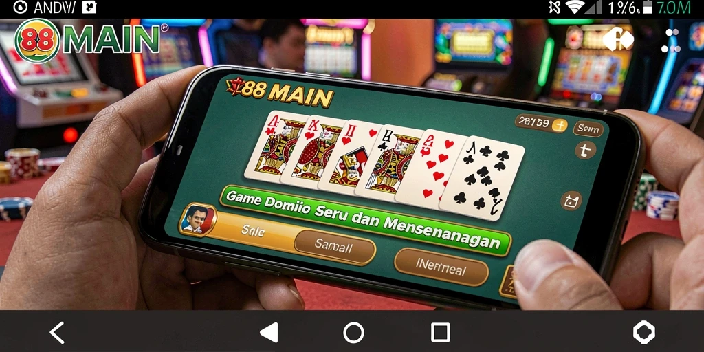 Screenshot gameplay 88MAIN menampilkan aksi seru dalam permainan Domino.