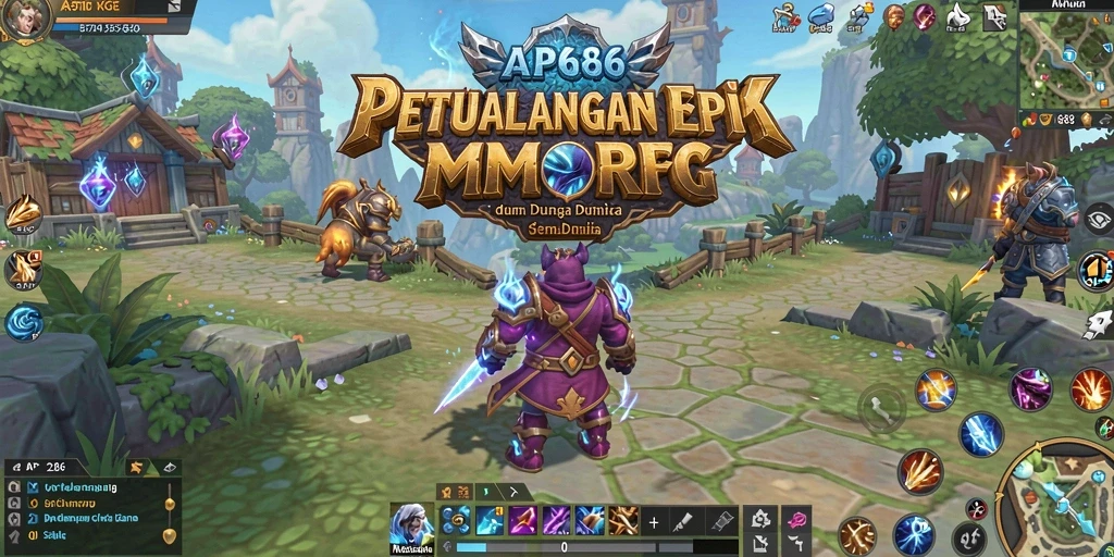 Tampilan gameplay AP686 yang menakjubkan dan penuh aksi.