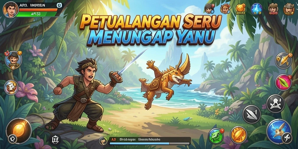 Tampilan permainan API33 yang mendebarkan dan penuh aksi.