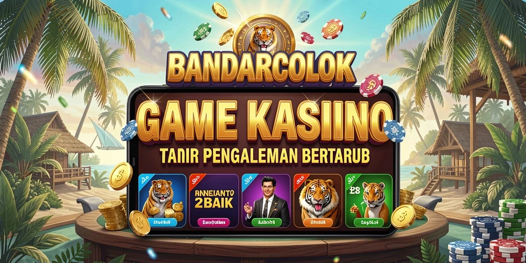 Tampilan seru gameplay BANDARCOLOK dalam suasana kasino.