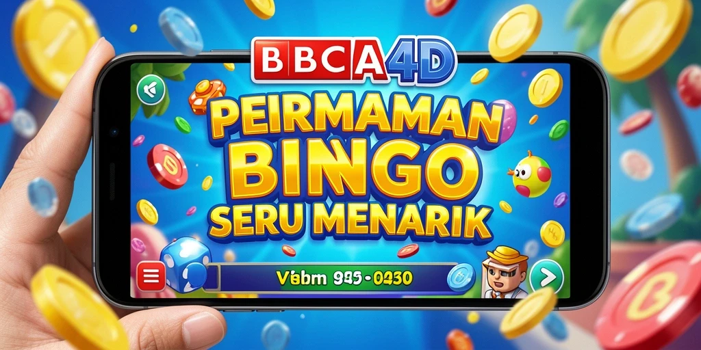 Tampilan utama gameplay Bingo di BBCA4D penuh warna dan menarik.