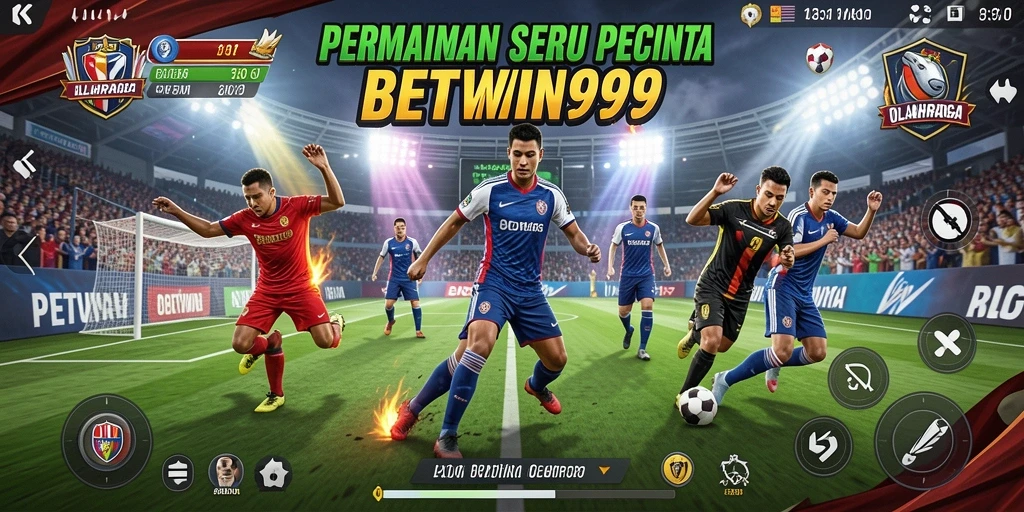 Tangkapan layar BETWIN999 yang menunjukkan gameplay seru olahraga.