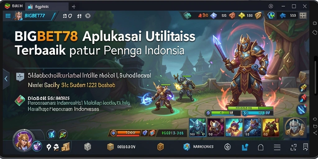 Tampilan utama BIGBET78 dengan fitur pengingat dan jadwal.