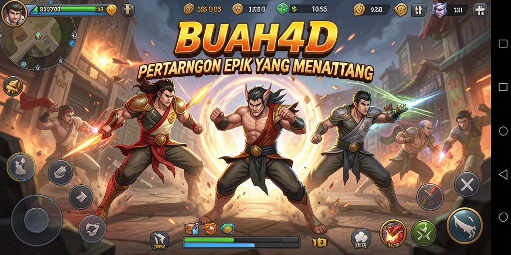 Tampilan seru gameplay BUAH4D dengan aksi yang mendebarkan.