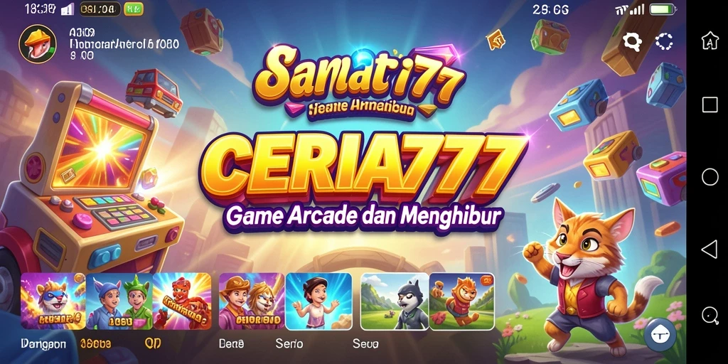 Tampilan gameplay seru dari CERIA777 dengan grafis yang menawan.