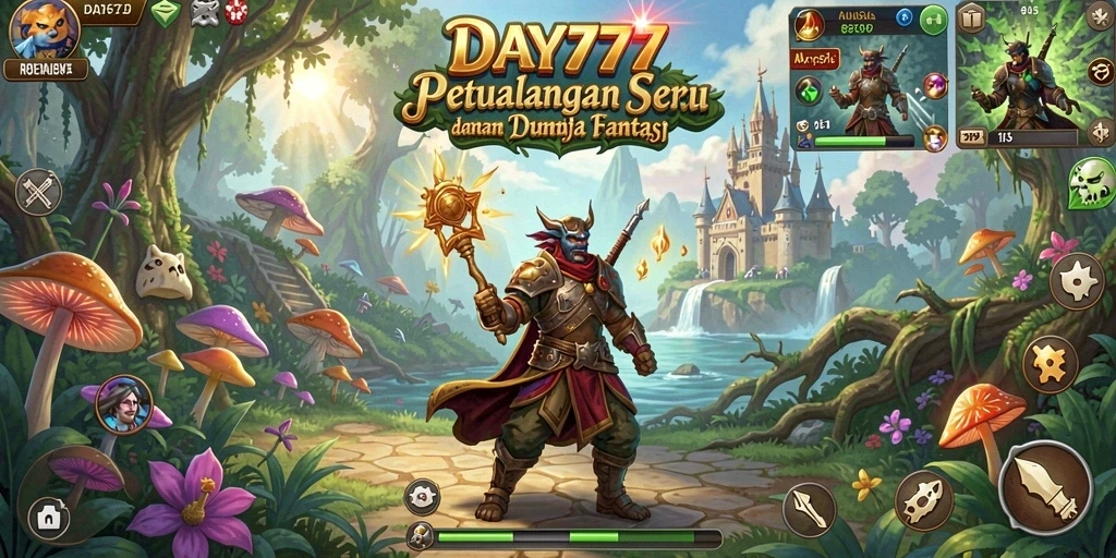 Screenshot GAMEPLAY DAY777 menampilkan aksi petualangan yang mendebarkan.