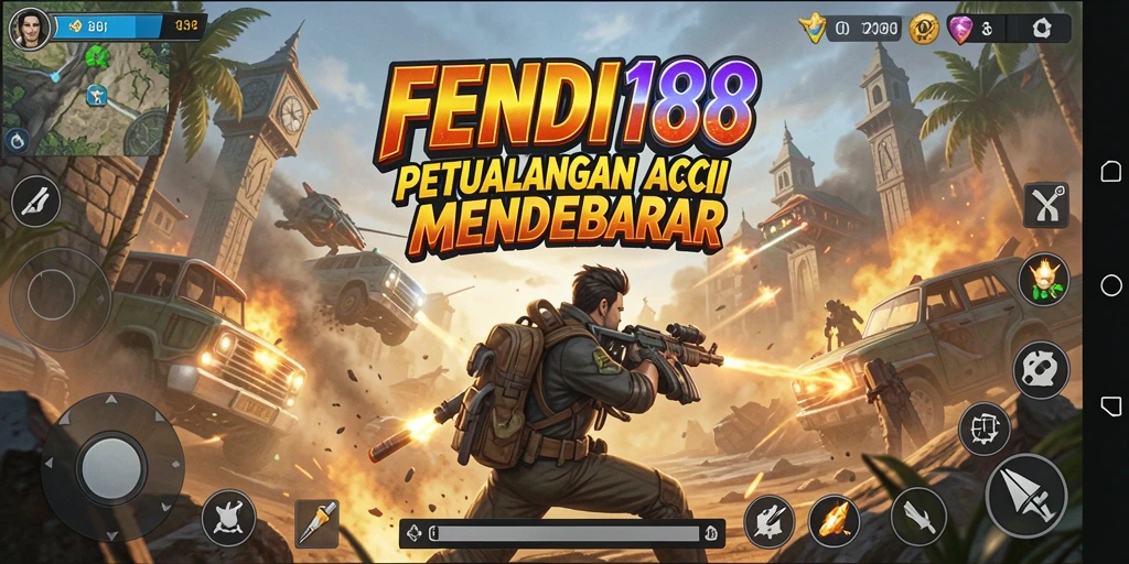 Tampilan gameplay FENDI188 yang penuh aksi dan petualangan.