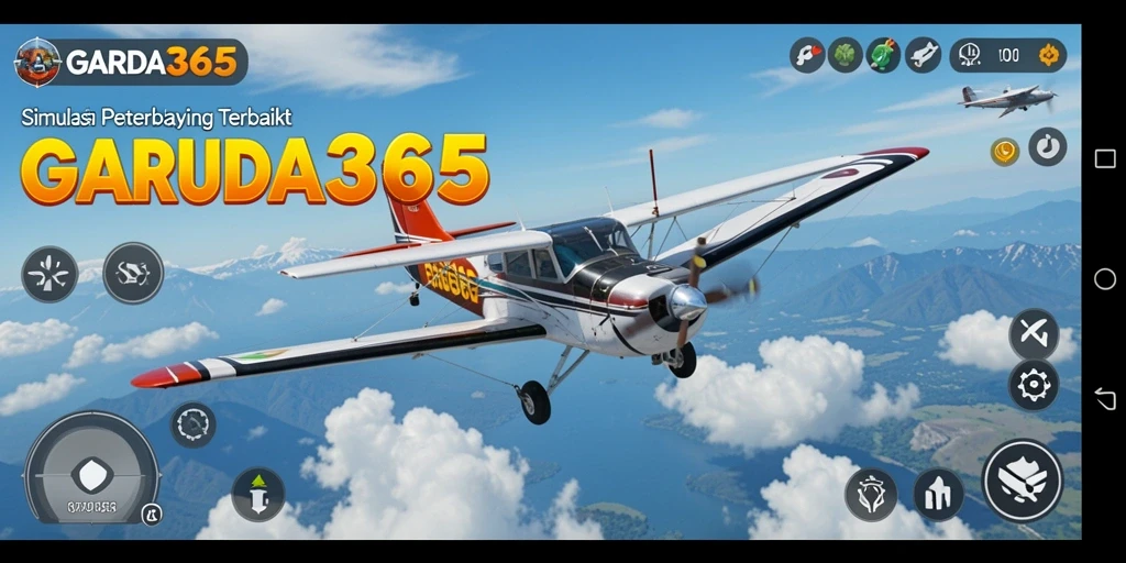 Tampilan gameplay GARUDA365 yang realistis dan memukau dalam simulasi penerbangan.