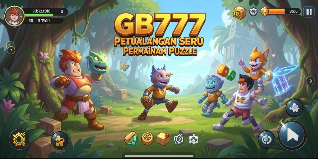 Tampilan menarik game Puzzle GB777 dengan beragam tantangan.