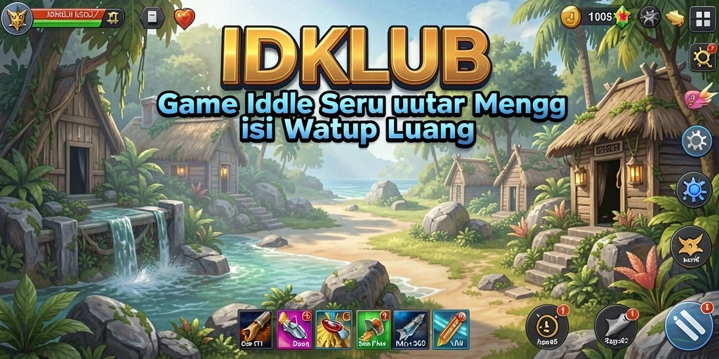 Gameplay seru dalam aplikasi game Idle IDKLUB yang menghibur.