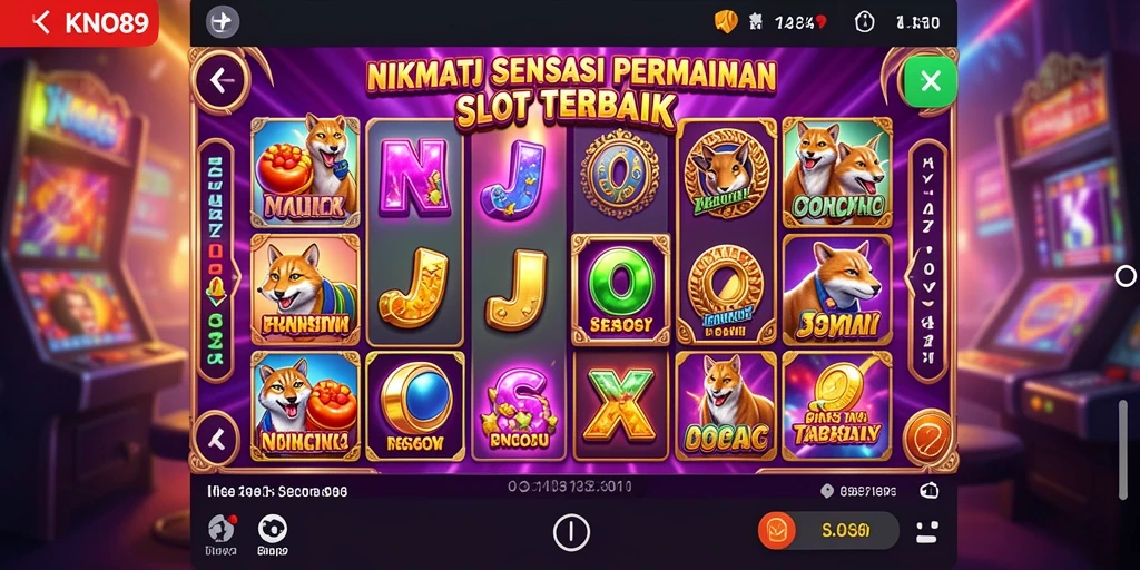 Tampilan gameplay dari KNO89 dengan grafik slot yang menawan.