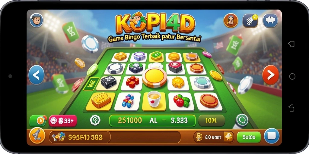 Gameplay seru KOPI4D yang menggugah adrenalin pemain Bingo.