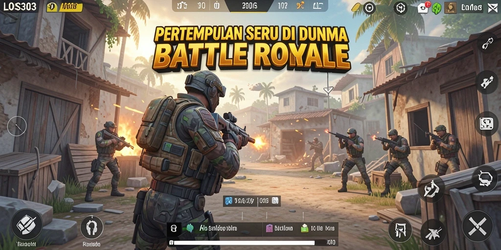 Screenshot utama gameplay LOS303 yang intens dan seru.