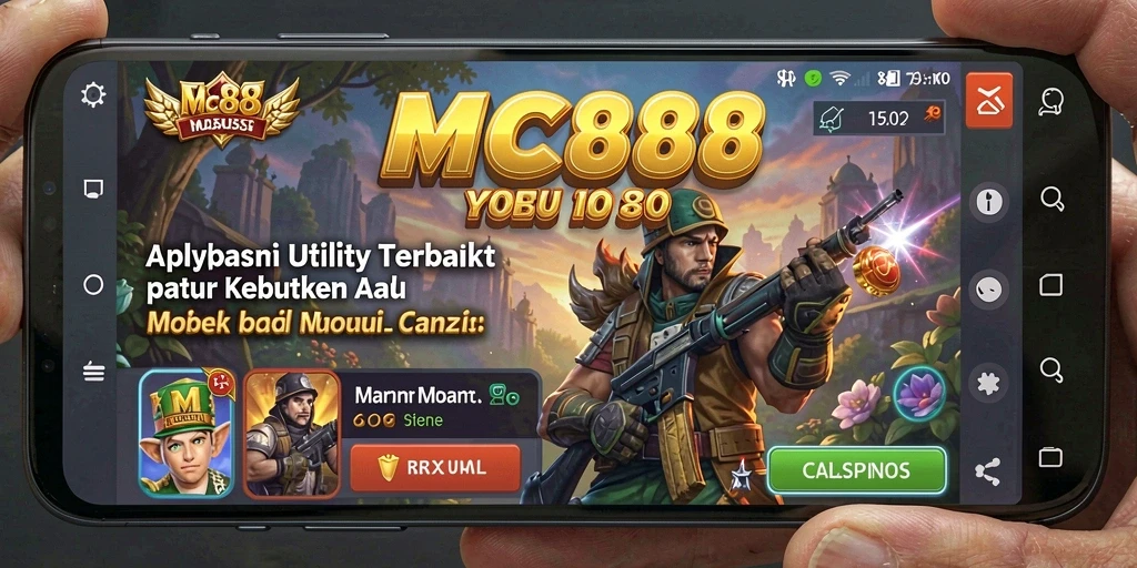 Screenshot utama MC888 yang menunjukkan tampilan fitur Utility.