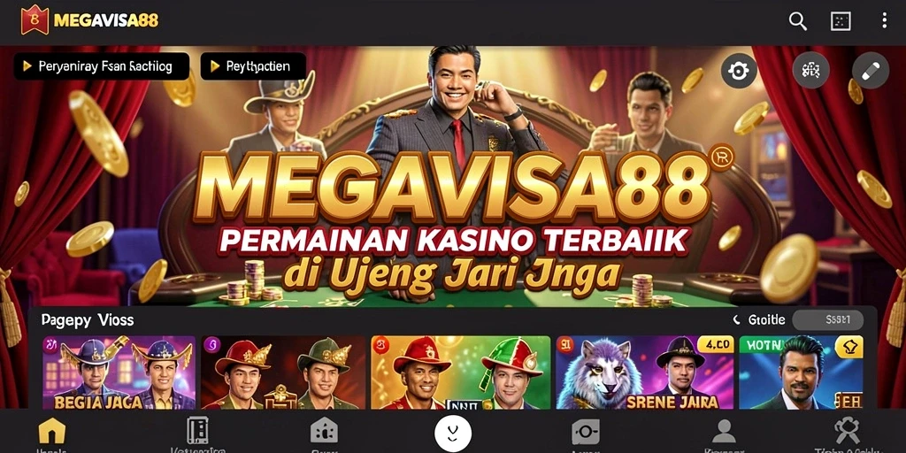 Tampilan menarik dari gameplay <strong>MEGAVISA88</strong> dalam aksi kasino.