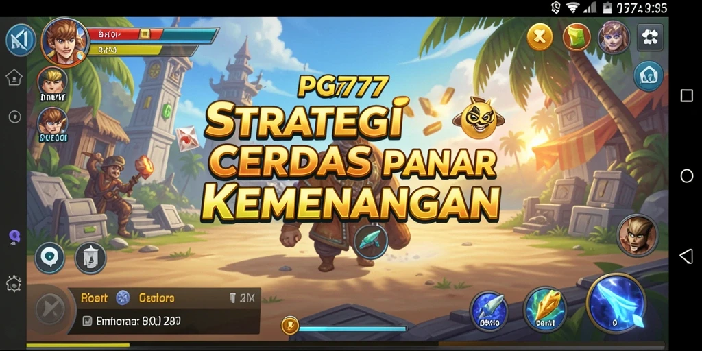 Screenshot PG777 menampilkan pemain saat merancang strategi kemenangan.