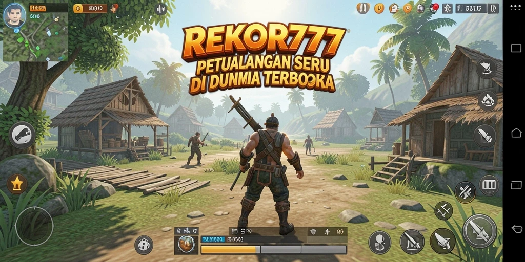 Tampilan gameplay seru di dunia terbuka REKOR777.