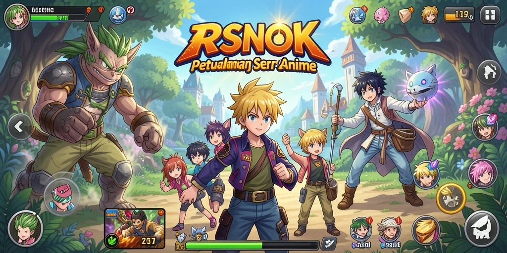 Tampilan gameplay <strong>RSNOK</strong> yang memukau dan penuh aksi.