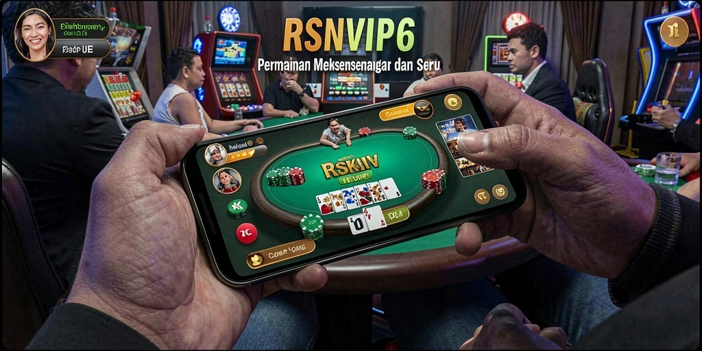 Gameplay seru di RSNVIP6 yang menunjukkan kemeriahan permainan Poker.