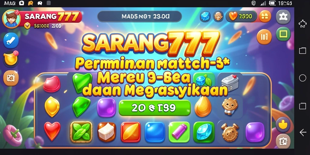 Tampilan gameplay SARANG777 yang menarik dan penuh warna.