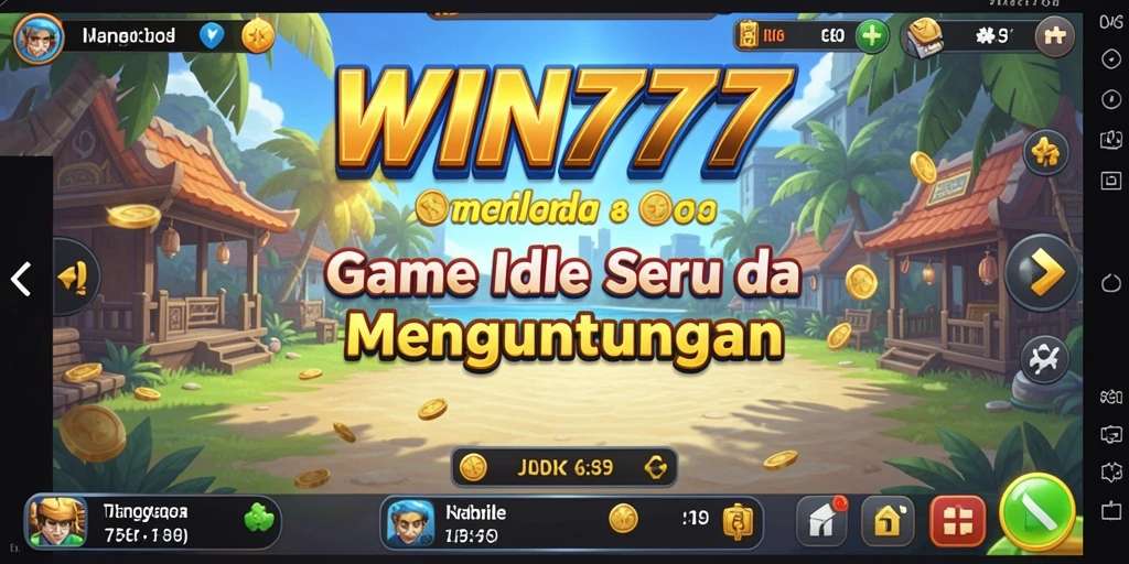 Tampilan gameplay WIN777 yang menarik dalam mode Idle.